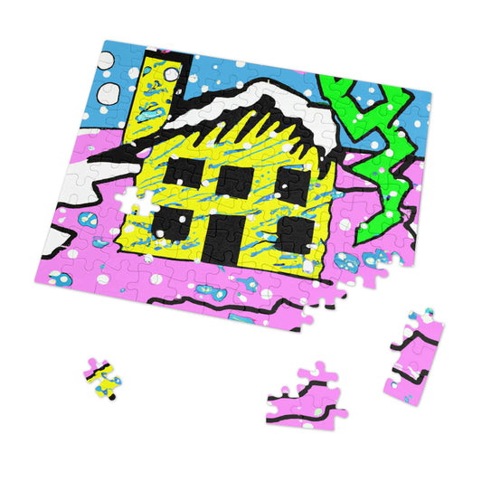 "Desolate Winter Dwelling" - The Alien Jigsaw Puzzle