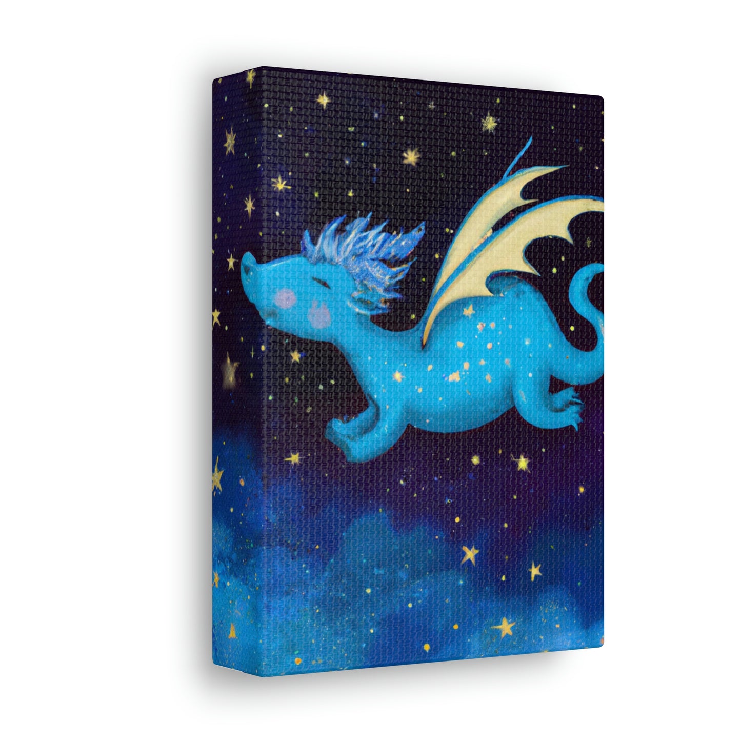 "A la deriva entre las estrellas: La historia de un bebé dragón" - The Alien Canva