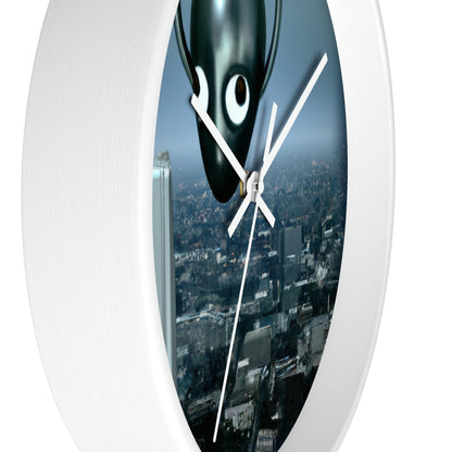 "A Distant Spark: An Alien's Search for Sanctuary in the City." - The Alien Wall Clock