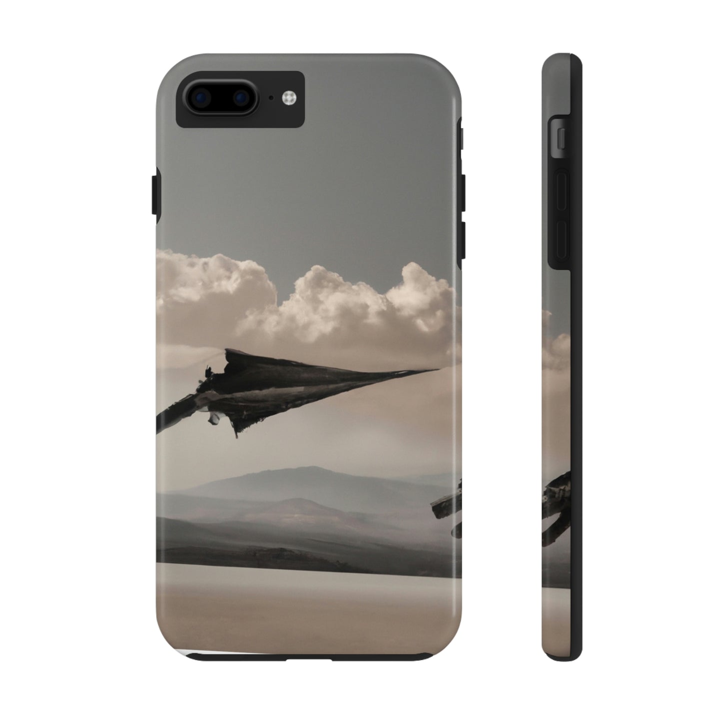 "A Warrior's Last Stand: The Battle Against the Metal Dragon" - The Alien Tough Phone Cases