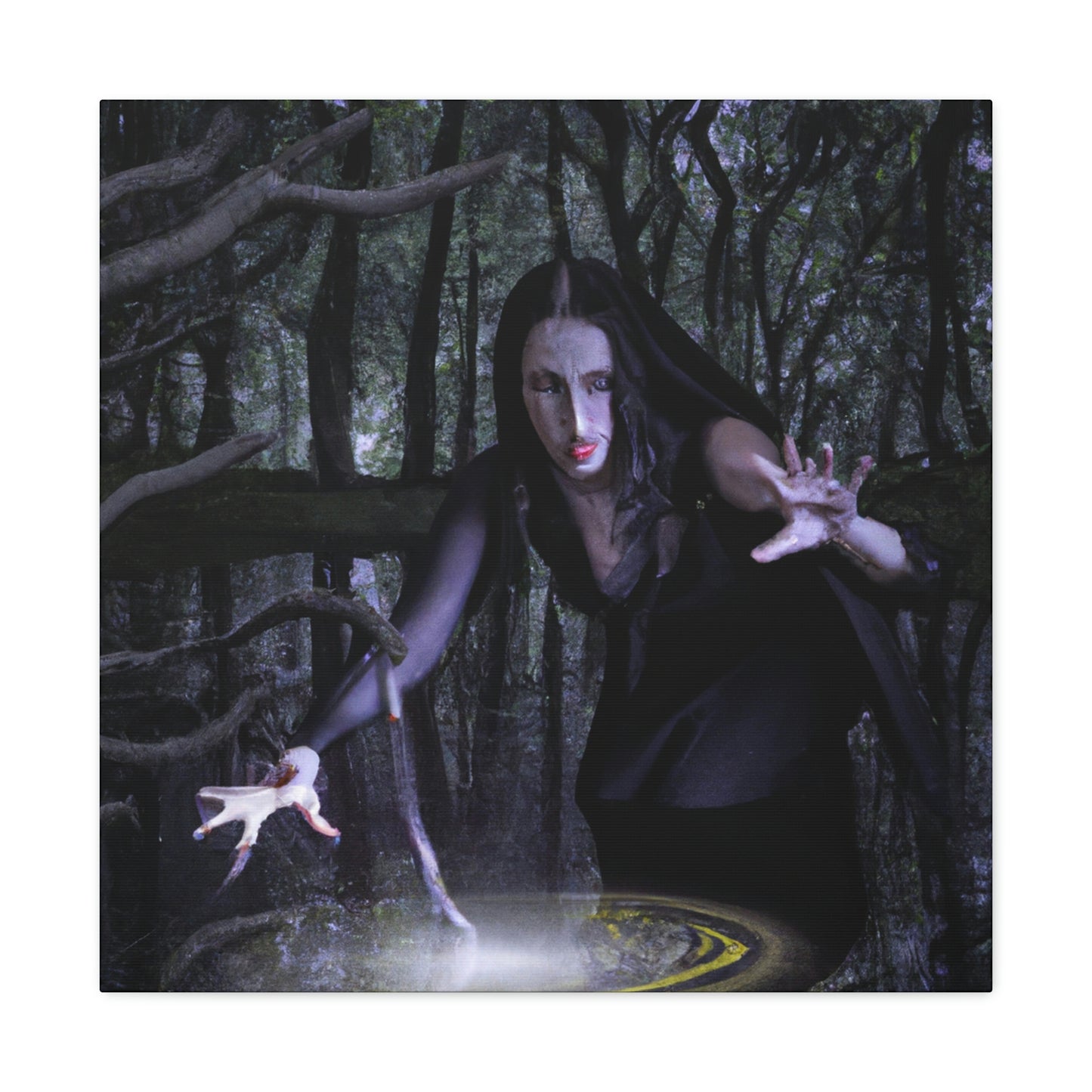 "The Witch and the Flooded Forest" - The Alien Canva