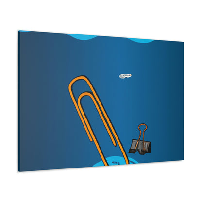 "A Paperclip Against the Tide: Escaping a Sinking Submarine" - The Alien Canva