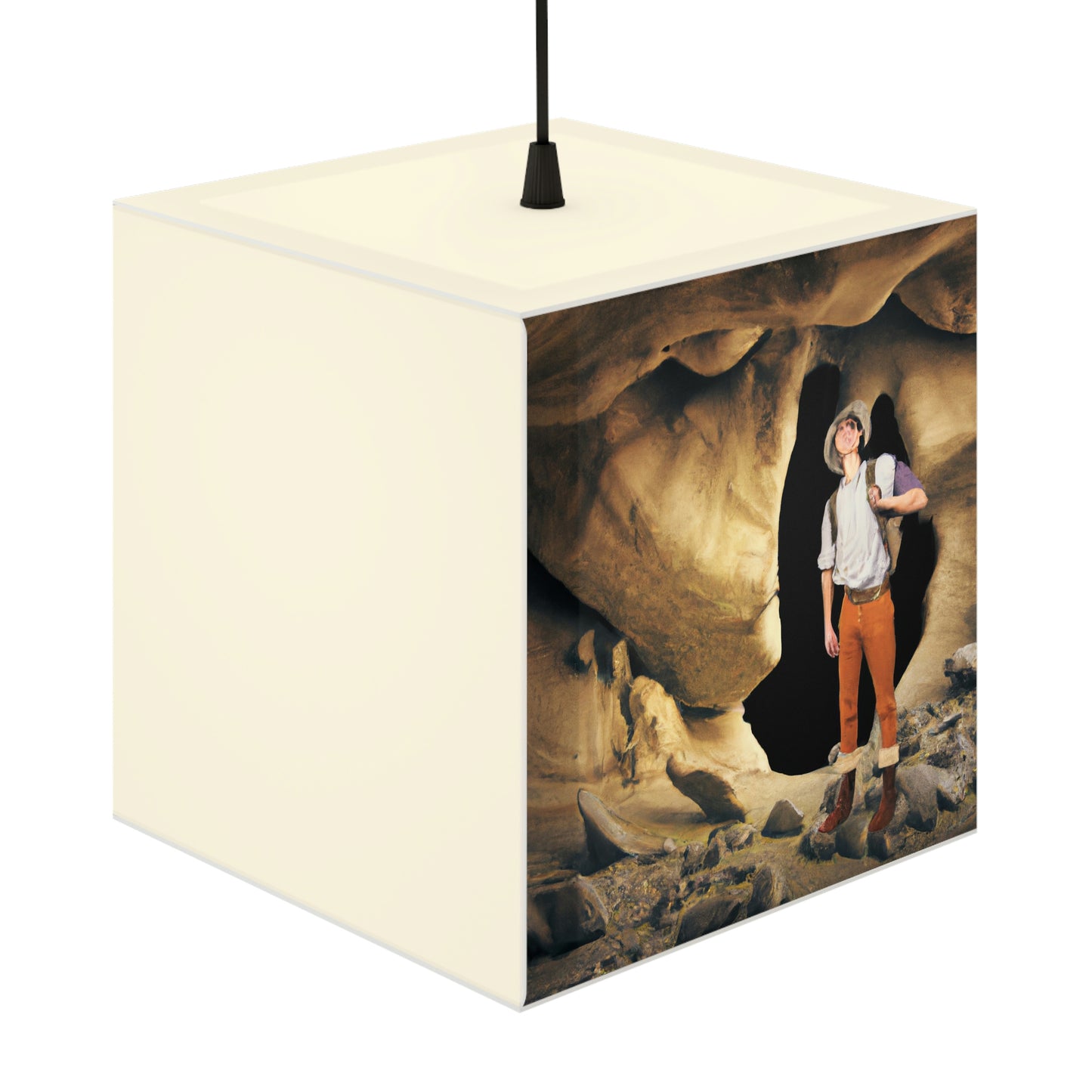 "A Peculiar Journey into the Caverns of Uncertainty" - The Alien Light Cube Lamp