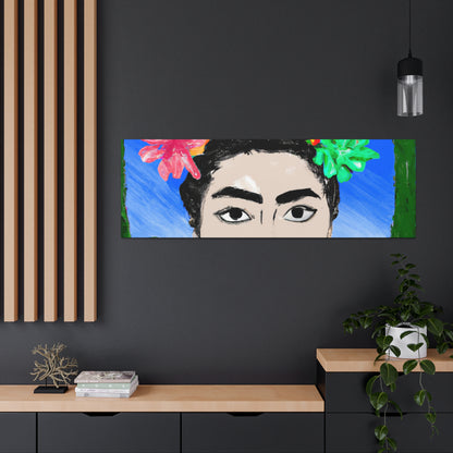 „Feurige Frida: Eine mexikanische Ikone mit farbenfroher Kultur malen“ – The Alien Canva