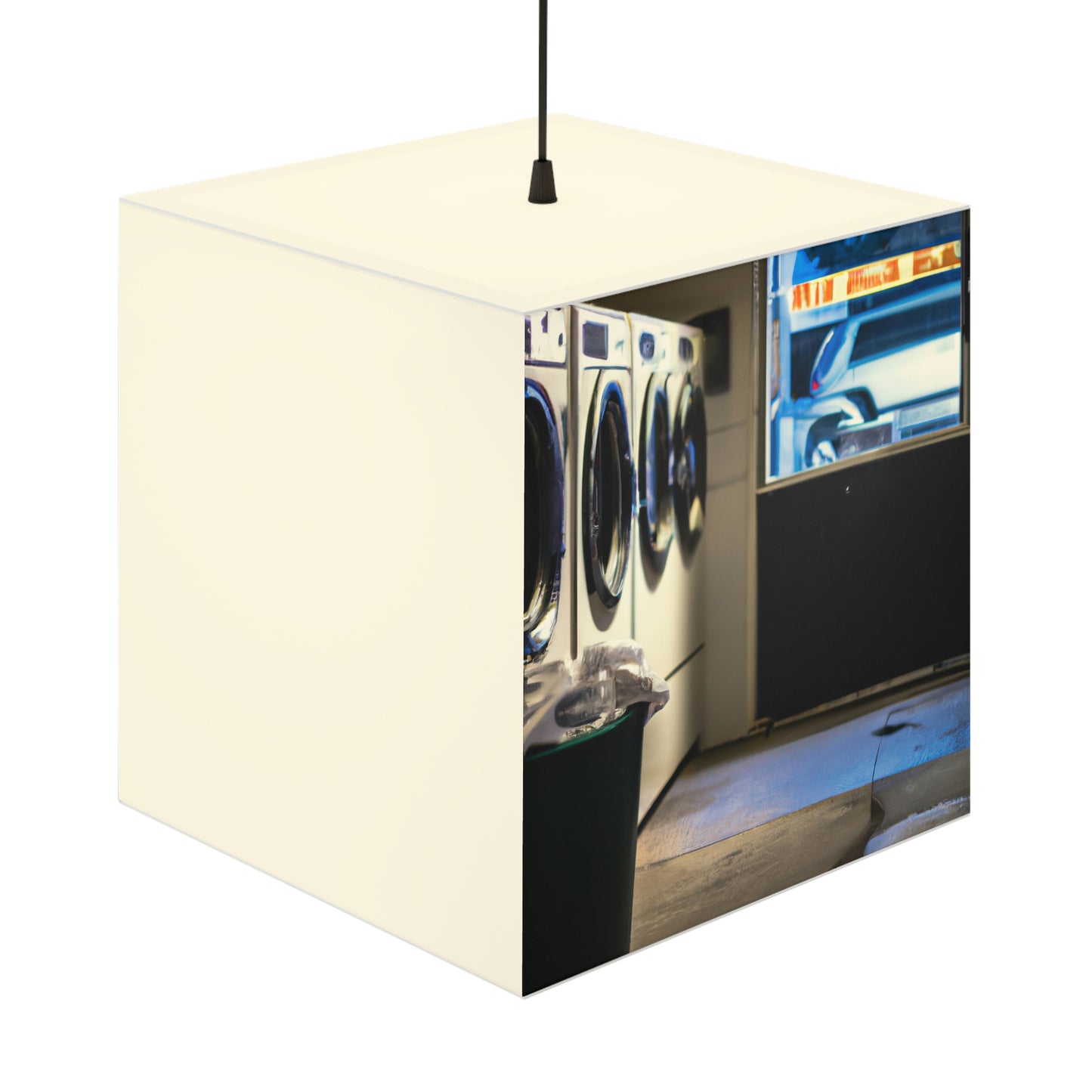 "Lost in the Laundry" - The Alien Light Cube Lamp