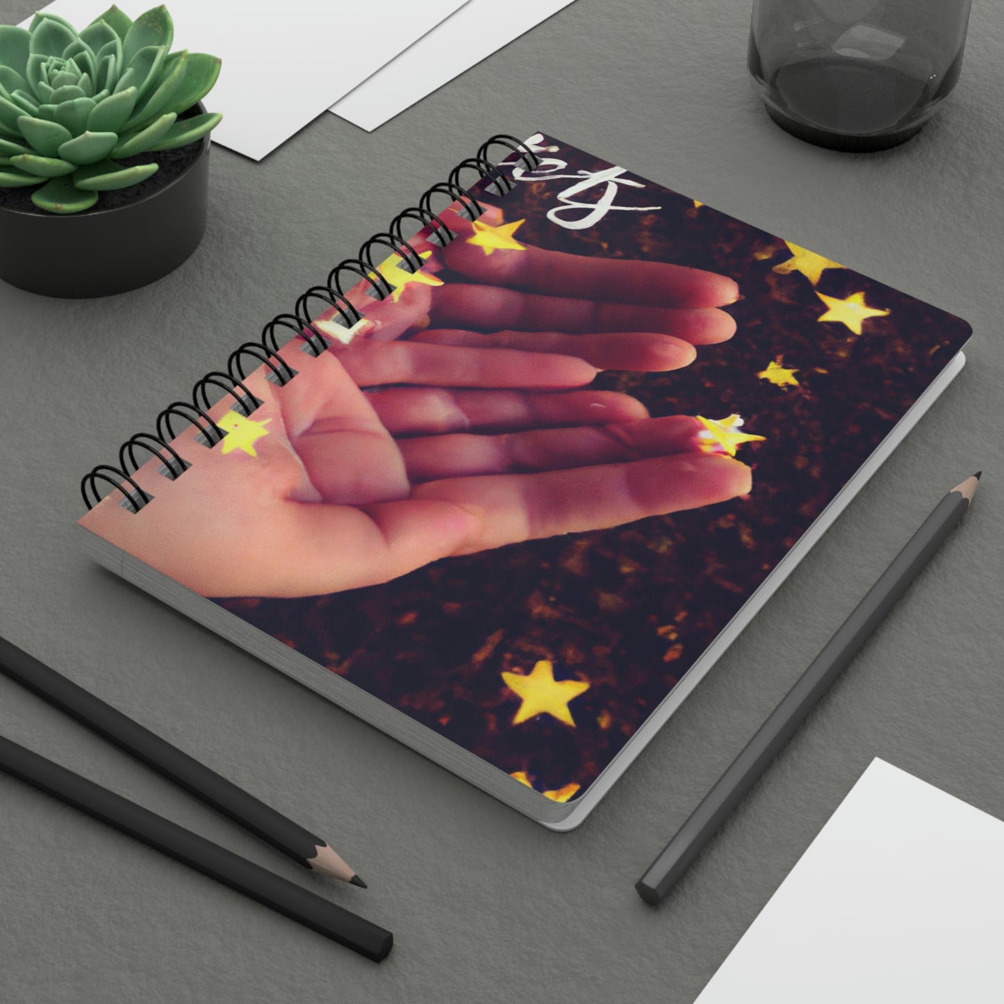 "A Starry Wish in My Pocket" - The Alien Spiral Bound Journal