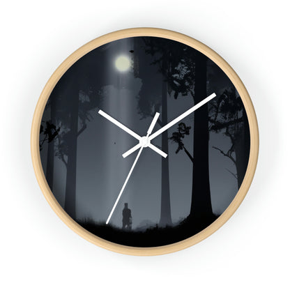 Lost in the Moonlight Forest. - The Alien Wall Clock