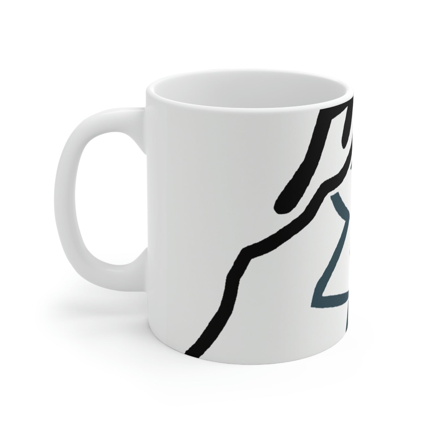 "Ascending the Summit" - The Alien Ceramic Mug 11 oz