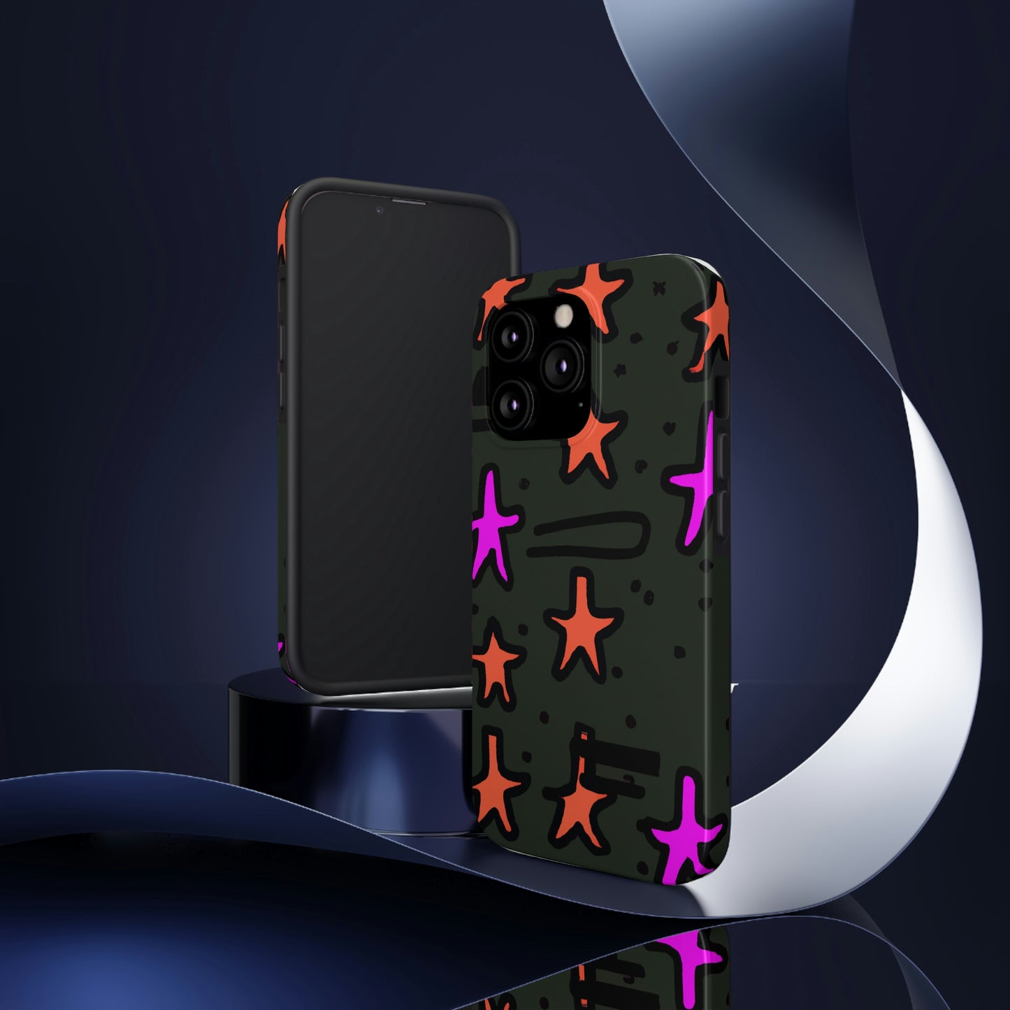 "Abandoned in the Glittering Night Sky" - The Alien Tough Phone Cases