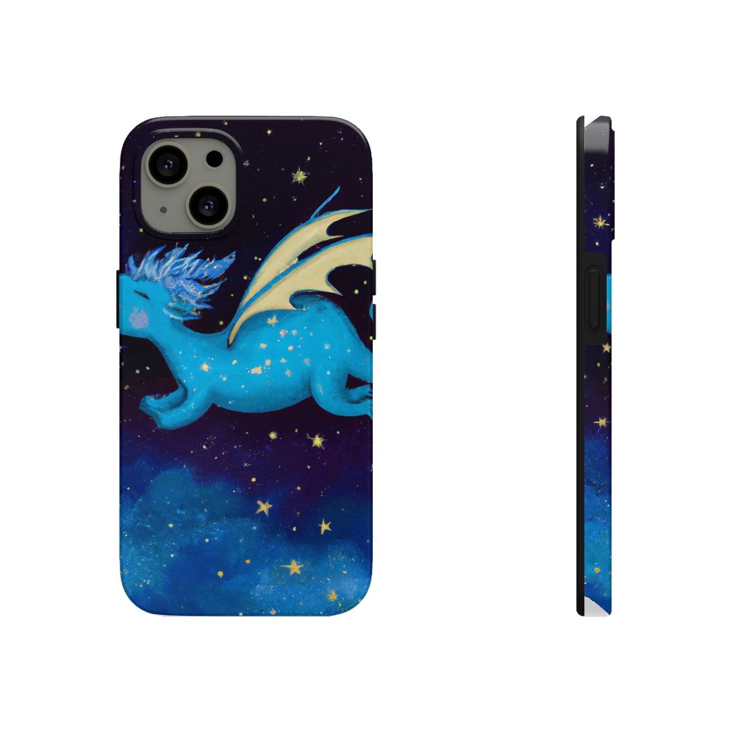 "Drifting Among the Stars: Die Geschichte eines Drachenbabys" - Die Alien Tough Phone Cases