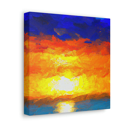 Sunrise Seascape Artist - Peter Ocean - Canvas