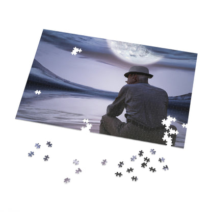 Moonlight Reflections on a Quiet Lake - The Alien Jigsaw Puzzle