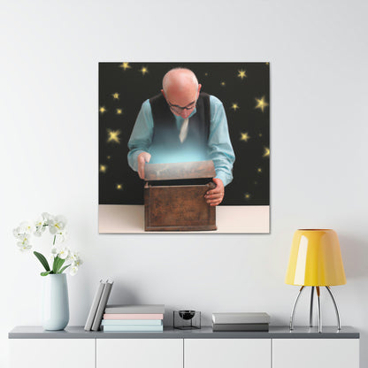 The Magic Box of the Elderly Man - The Alien Canva