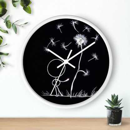 "A Dandelion Flicker in the Midnight Breeze" - The Alien Wall Clock