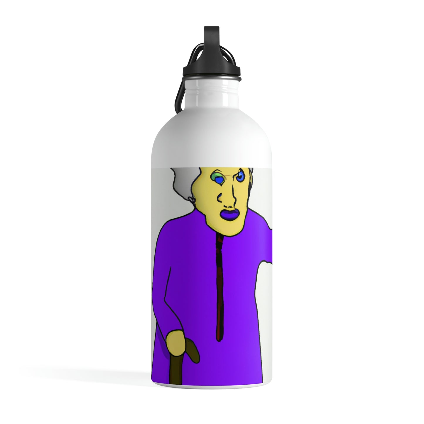 "The Warm Embrace of the Elderly and the Grace of the Rose" - The Alien Stainless Steel Water Bottle