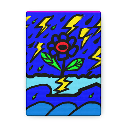 "Una flor audaz en medio de la tormenta" - The Alien Canva