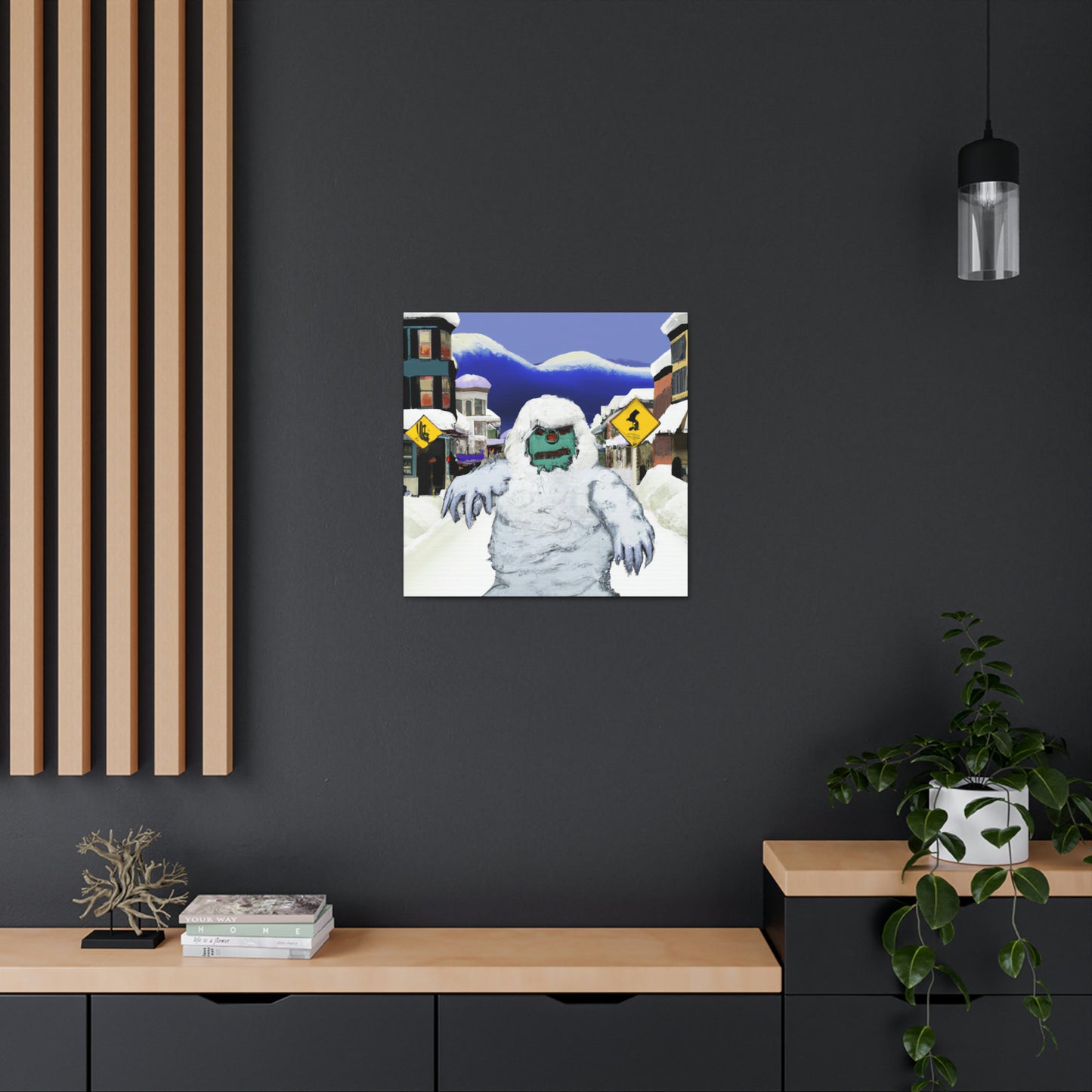 Frozen Terror: The Abominable Snowman's Reign - The Alien Canva