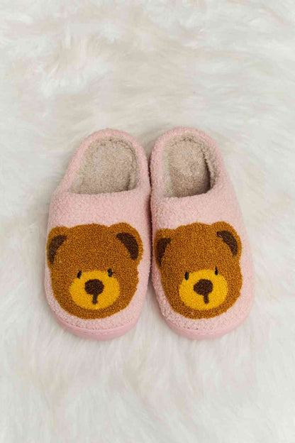 Plüsch-Slipper mit Melody-Teddybär-Print