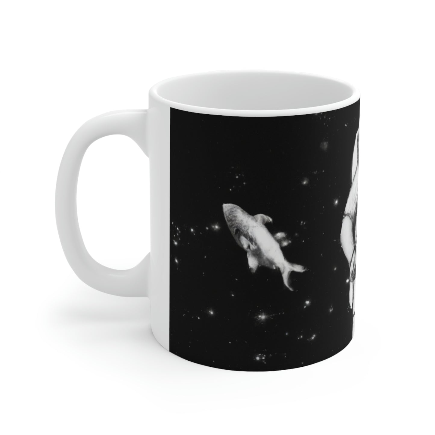 "A Celestial Sea Dance" - The Alien Ceramic Mug 11 oz