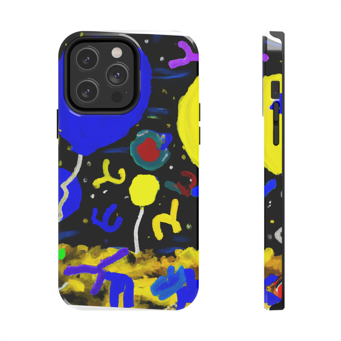 "A Starry Night Rainbow" - The Alien Tough Phone Cases