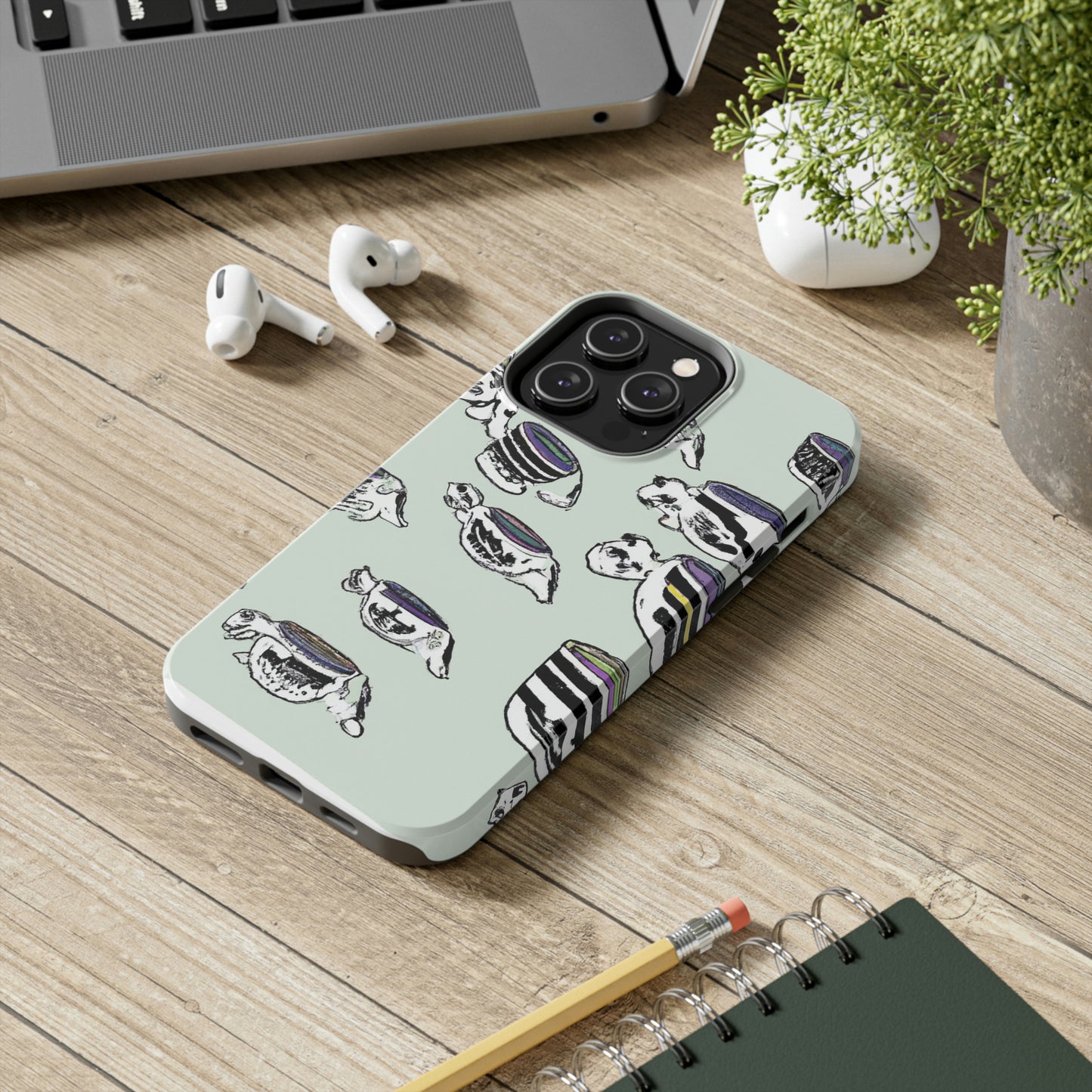 "A Purr-fectly Precious Tea Party Parade" - The Alien Tough Phone Cases