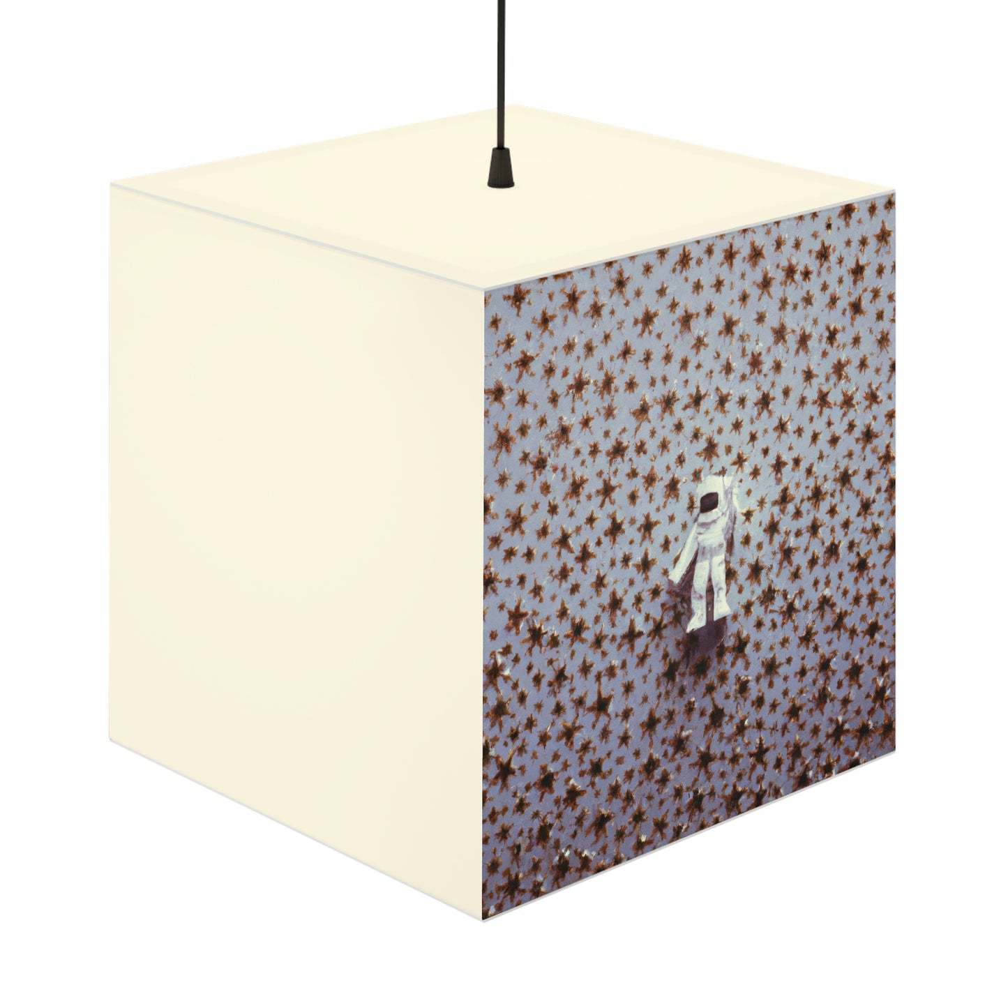 "A Small Adventurer Among Giant Stars" - The Alien Light Cube Lamp