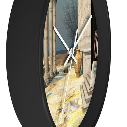 "Lost in Ancient Greece" - The Alien Wall Clock