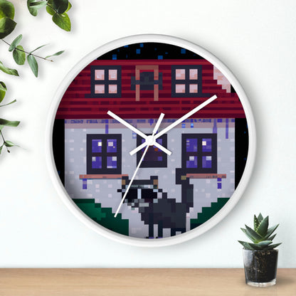 "Caper in the Mansion: A Raccoon's Adventure" - The Alien Wall Clock