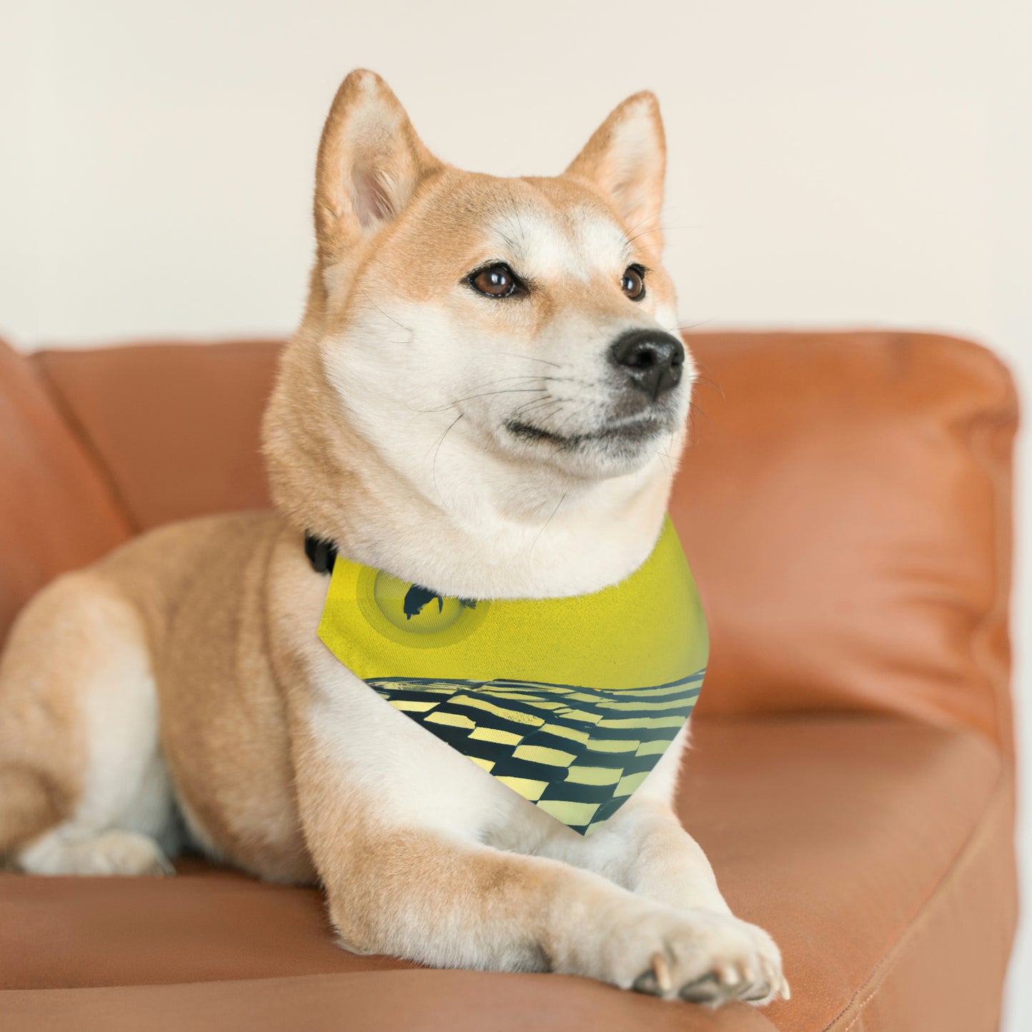 "Lost and Found in the Desert: A Bee's Journey" - The Alien Pet Bandana Collar