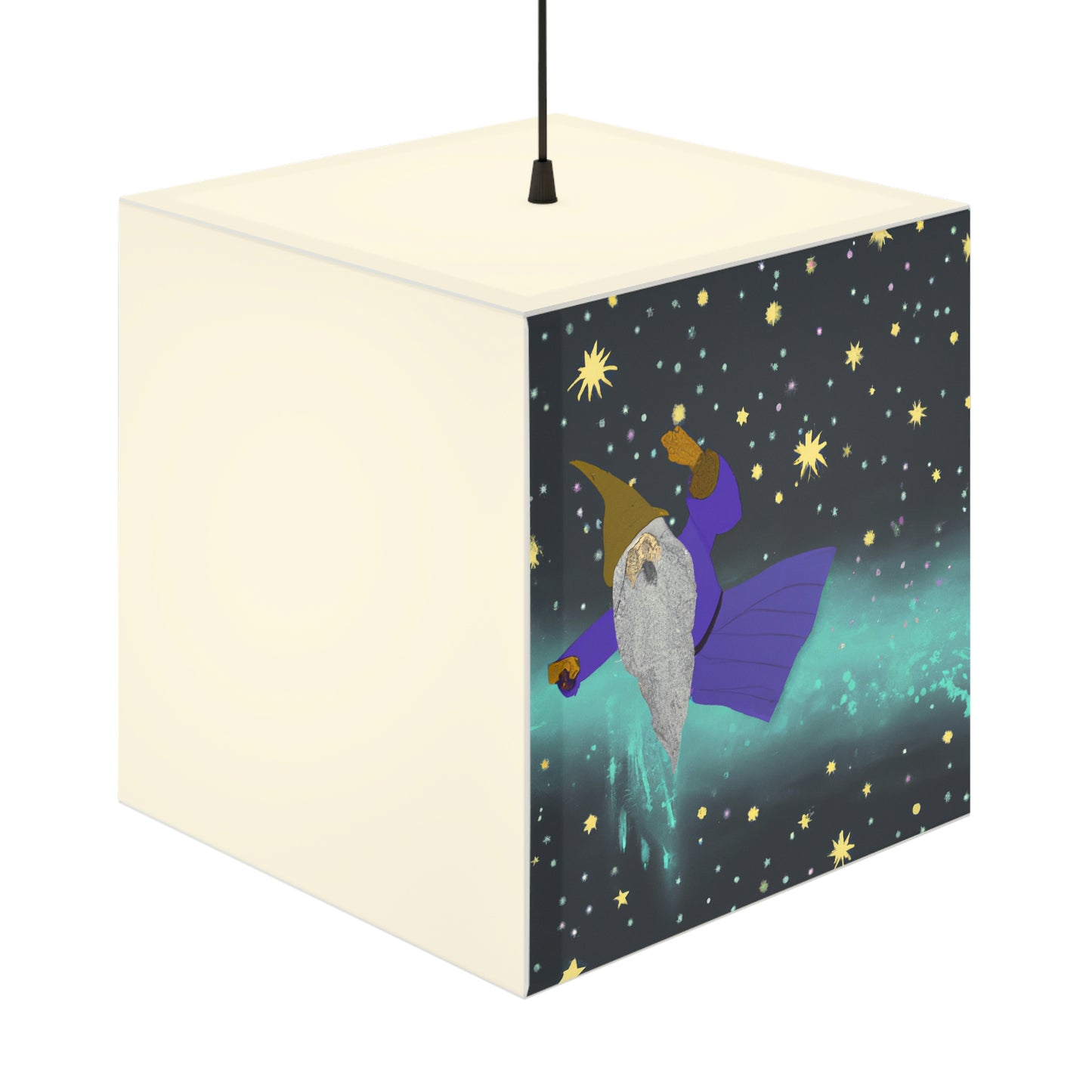 "The Star-Crossed Wizard" - The Alien Light Cube Lamp