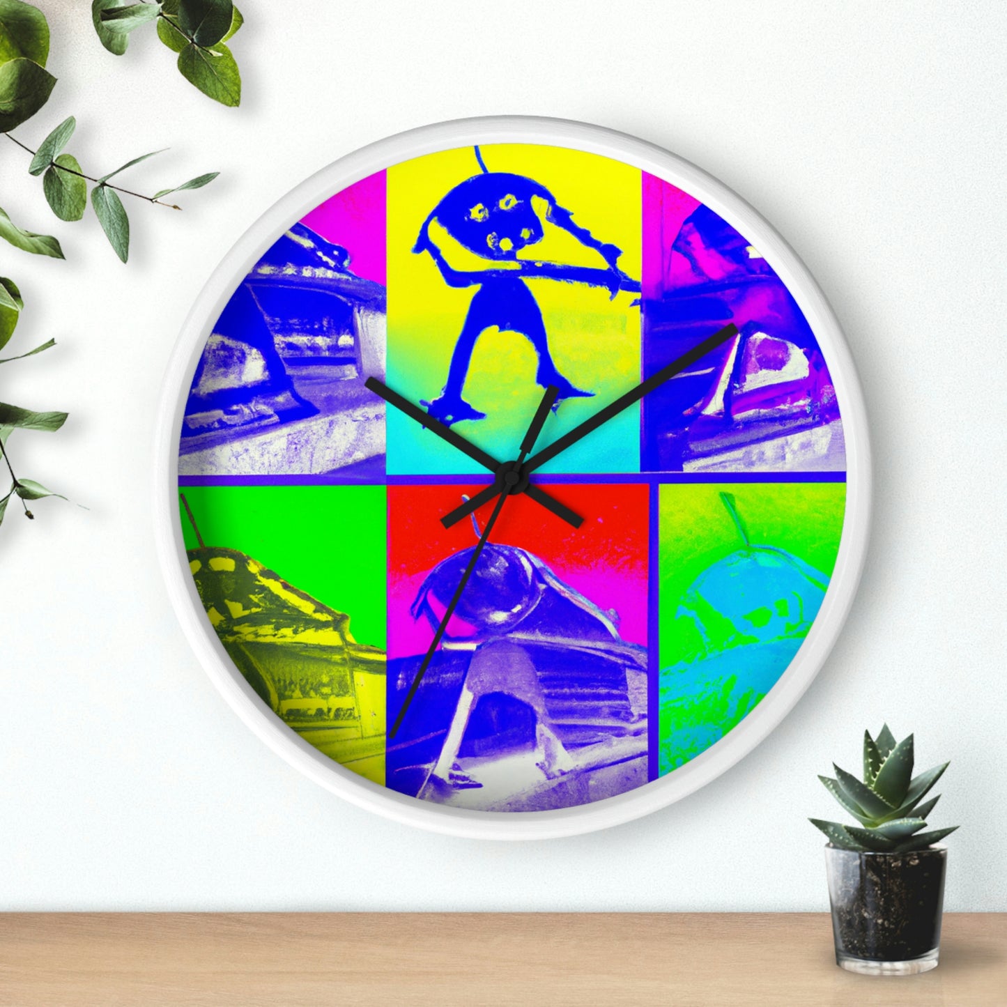 "A Desperate Escape" - The Alien Wall Clock