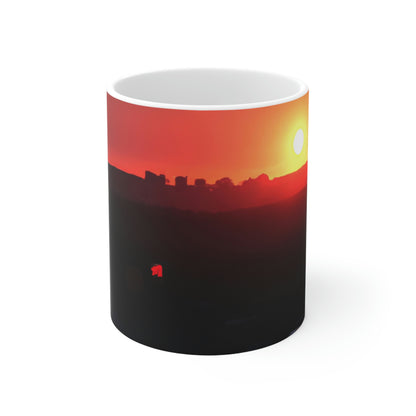 "The Last Light of a Forgotten City" - The Alien Ceramic Mug 11 oz