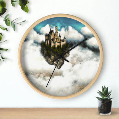 Mystic Castle in the Sky - The Alien Wall Clock