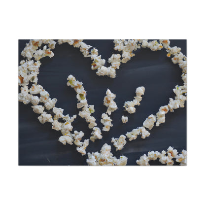 "Popcorn Love!" - The Alien Canva