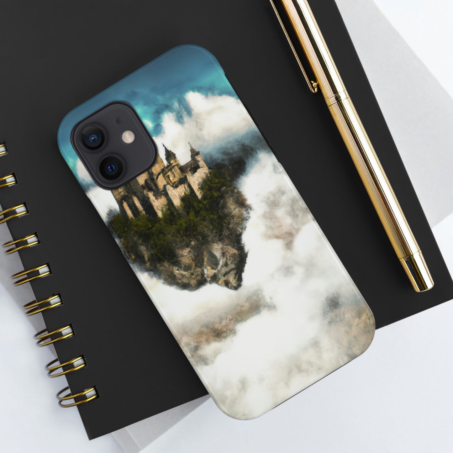 Mystic Castle in the Sky - Die Alien Tough Phone Cases