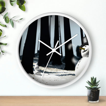 "Chilly Adventures in the Enchanted Forest" - The Alien Wall Clock