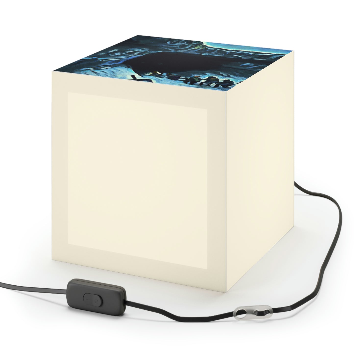 "Escape from the Icy Depths" - The Alien Light Cube Lamp