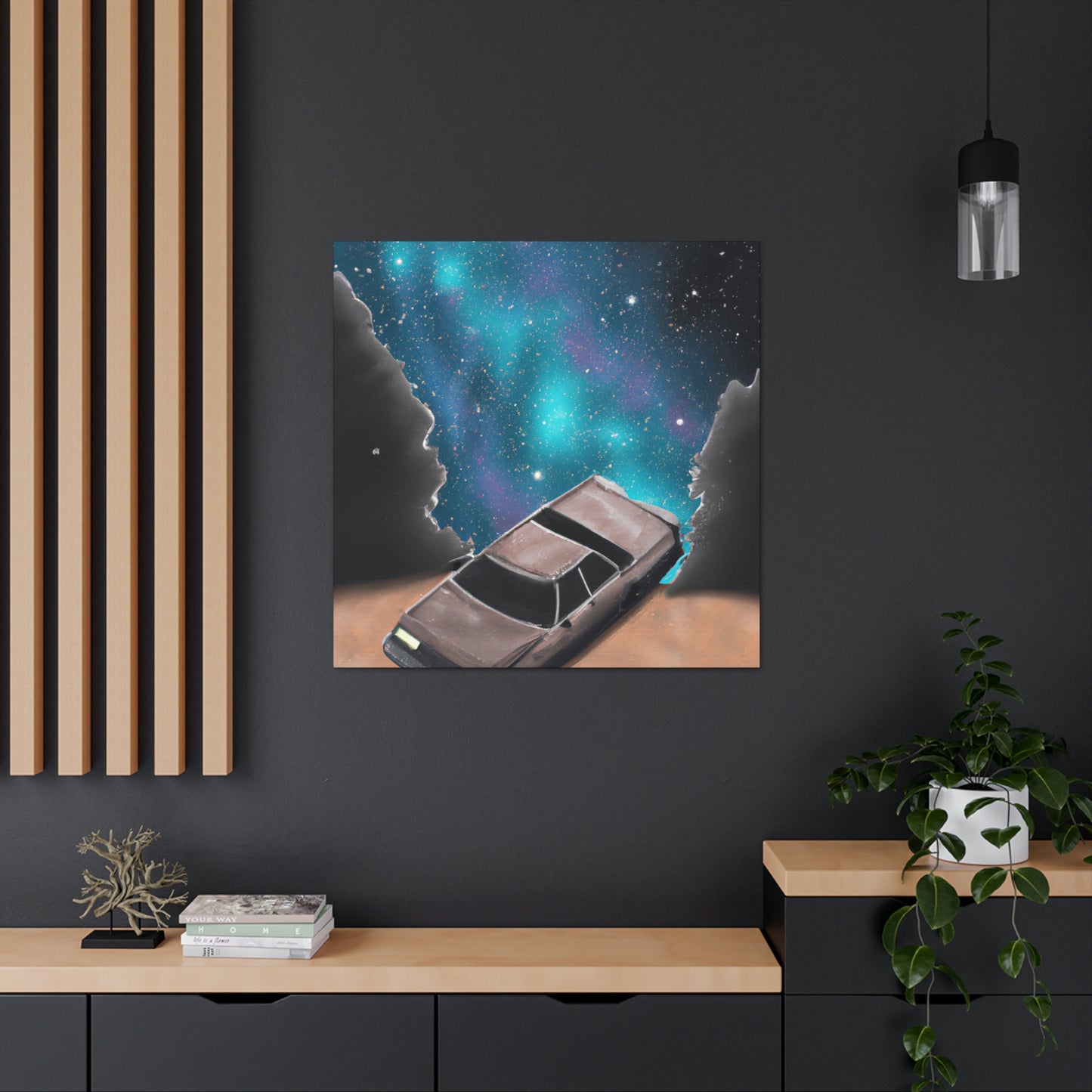 "A Universe Apart: The Lost Car" - The Alien Canva