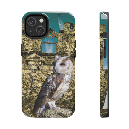 "A Sentinal Among Ruins: An Unstirred Owl's Perch" - The Alien Tough Phone Cases