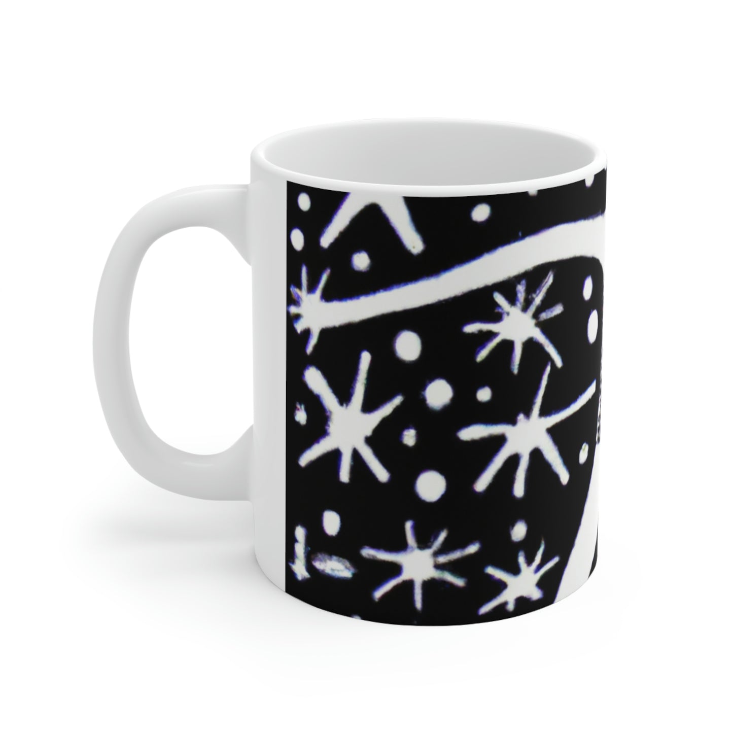 „Dancing Among the Galactic Light“ – The Alien Keramiktasse 11 oz