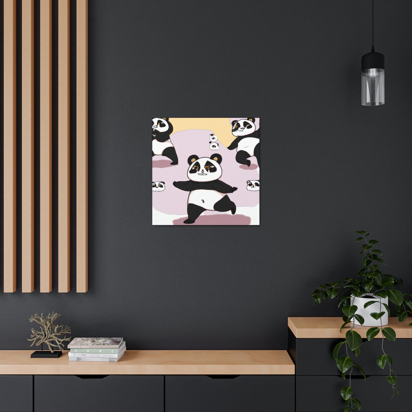 "Der Panda-Partytanz!" - Die Alien-Leinwand