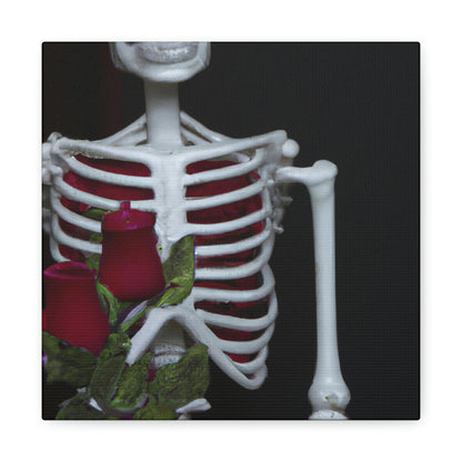 "The Skeletal Romantic" - The Alien Canva