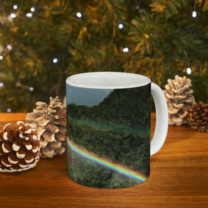 The Rainbow Gateway - The Alien Ceramic Mug 11 oz