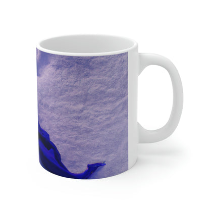 "Buried in the Snow: A Vivid Memory" - The Alien Ceramic Mug 11 oz