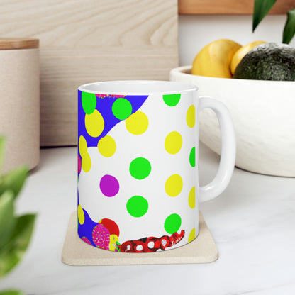 "Clowning Around in the Cold: A Winter Glove Story" - The Alien Ceramic Mug 11 oz