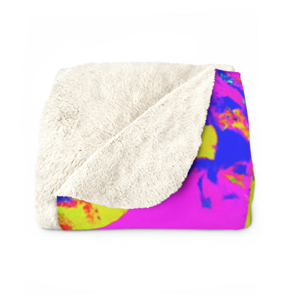 "A Unexpected Friendship Found." - The Alien Sherpa Fleece Blanket