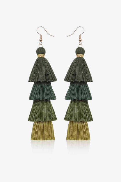 Layered Tassel Earrings