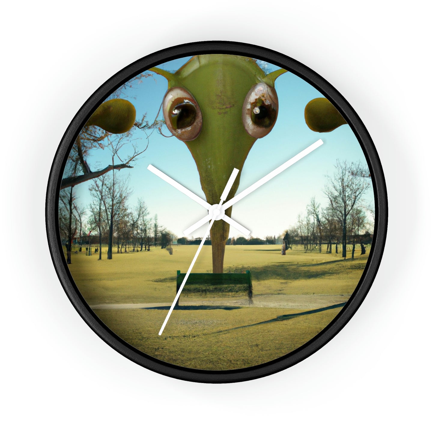 "Alien Parked Tales" - Die Alien-Wanduhr