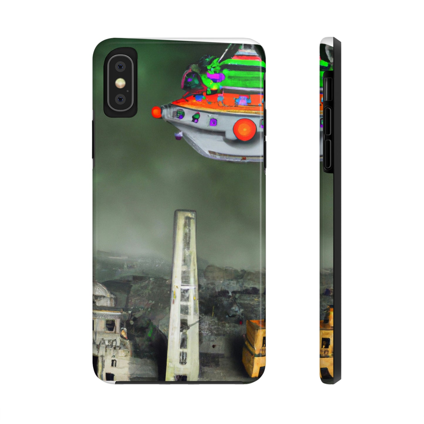 "Rätsel in den Ruinen" - Die Alien Tough Phone Cases