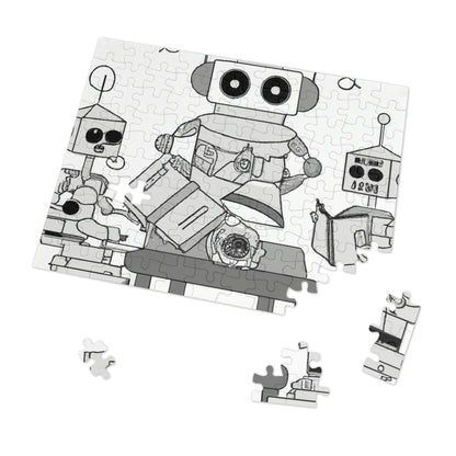 "Robot Search for Power" - The Alien Jigsaw Puzzle